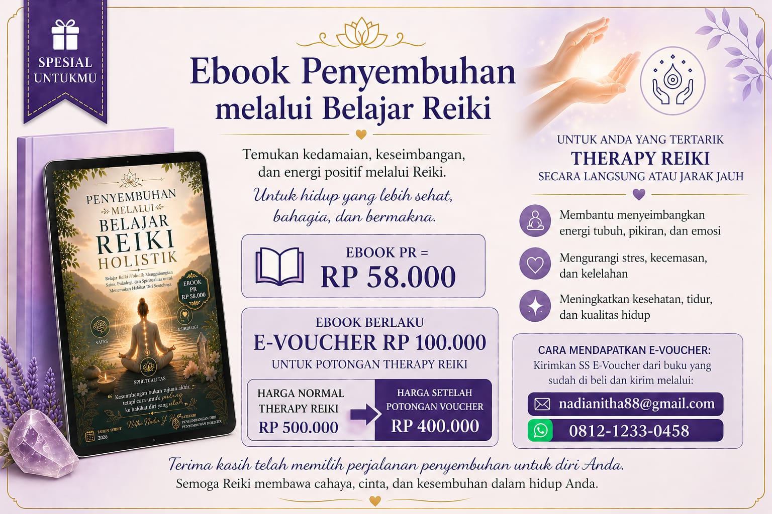 Penyembuhan Melalui Belajar Reiki Holistik